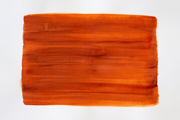 Warm Terracotta Watercolor Abstract Design