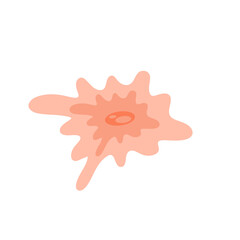 Human fibroblast cell vector illustration