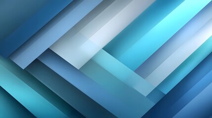 Fototapeta premium Blue geometric abstract background