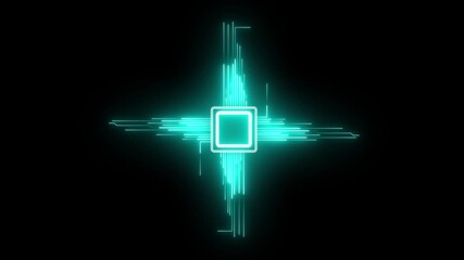 AI artificial intelligence data mining circuit board electronic deep learning Computer chip technology. Futuristic cyber innovation automation brain. cyber innovation cyberpunk.  4k video. - Powered by Adobe