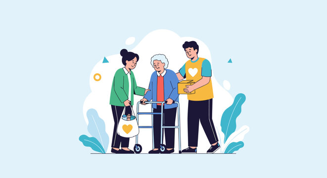 Caring for the elderly with compassion and support