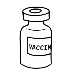 Line bottle of medicine