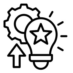 Competitive Advantage  Icon Element For Design