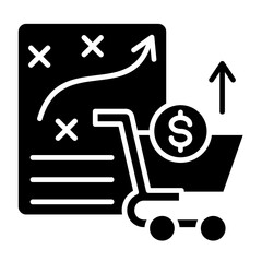 Upselling Strategy  Icon Element For Design