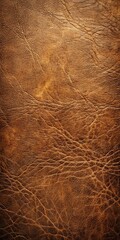 Weathered vintage brown leather background with subtle cracks and fading