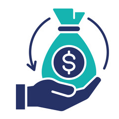 Return On Investment  Icon Element For Design