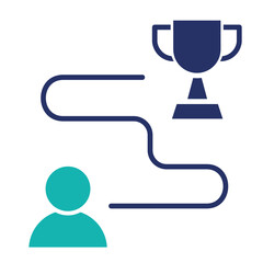 Success Path  Icon Element For Design