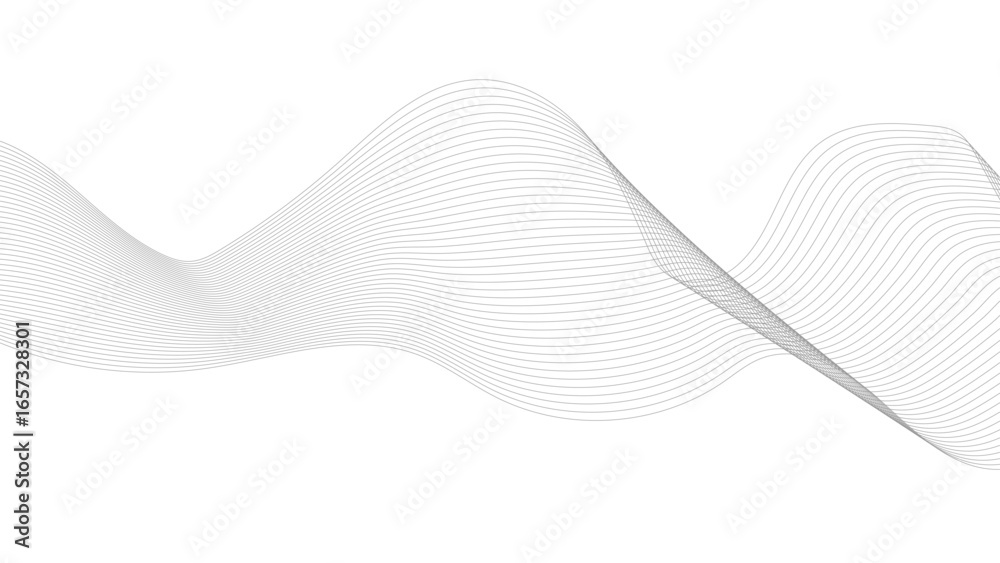 Sticker wave line background with smooth shape. pattern for stretch ceiling lighting. simple, perfect and mi