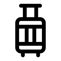 suitcase icon for illustration