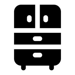 cupboard icon for illustration