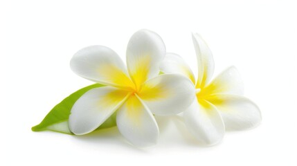 Fototapeta premium Abstract Floral Vectors: White Flowers and Botanical Elements in Modern Design