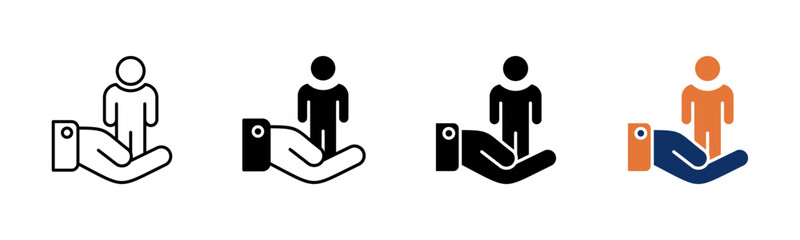 Responsible icon sheet multiple style collection