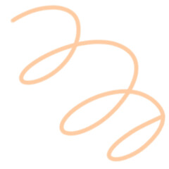 Pink colored line scribbles for simple picture decoration