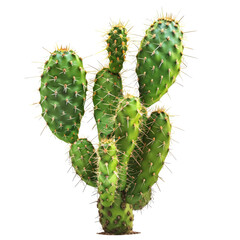 Naklejka premium and keyword list based on the image.. Close-up Cactus Plant Growing Naturally in Desert Landscape