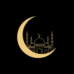 islamic calligraphy of mosque