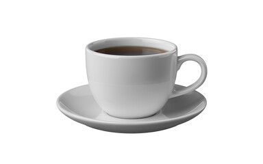 Obraz premium Coffee cup isolated on white background