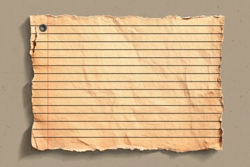Fototapeta premium Aged lined notepad paper