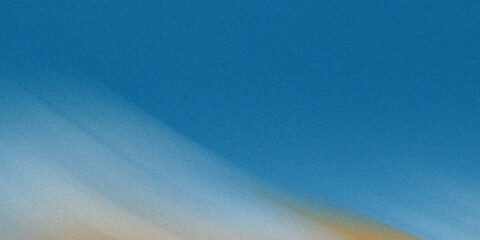 A calming blue gradient background with a grainy texture and a hint of warm tones creates an abstract visual