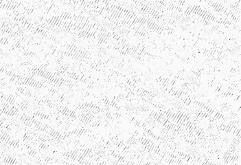 Vector abstract monochrome background featuring a pattern of intersecting diagonal lines and scattered dots forming a texture
