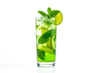 Refreshing Mojito Cocktail with Mint and Lime