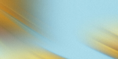 A modern abstract background with a grainy texture features a gradient of blue and yellow light