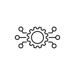 Icon a synthesis, isolated against a clean background.