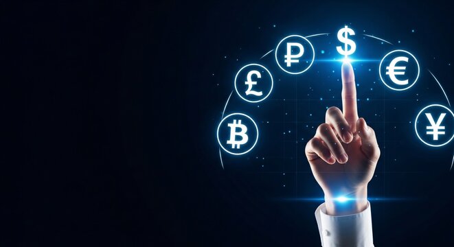 Forex trading success choosing global currency options with digital interface