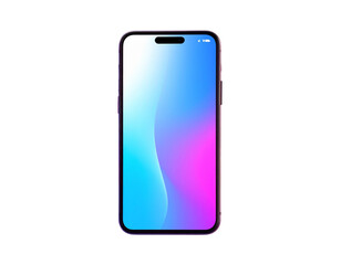 smart phone isolated on white