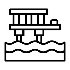 dock Line Icon
