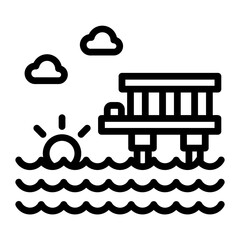 dock Line Icon