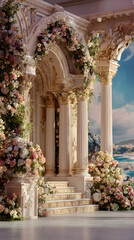 Exquisite and Detailed Wedding Backdrop: A Perfect Canvas for Your Special Day's Photos and Memories