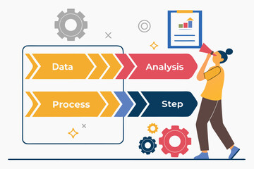 vector illustration of infographic elements