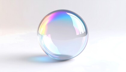 Single iridescent sphere