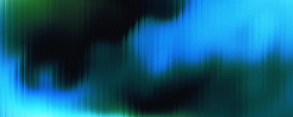 Abstract background of dark blue liquid gradient with stripes effect. Wave-striped glass refraction.