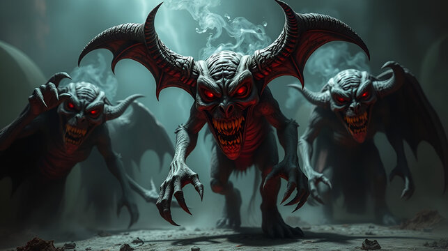 imaginary, imaginary frightening demon appearances