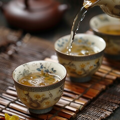 Glass of sangria with citrus slices, evoking warm Spanish festive celebrations.