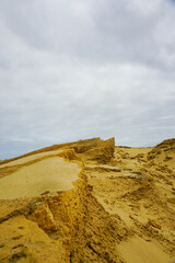 Amazing views of the Giant Sand Dunes, Cape Reinga, New Zealand.