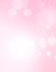 Soft pink background with blurred, out-of-focus circles