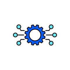 Icon a synthesis, isolated against a clean background.