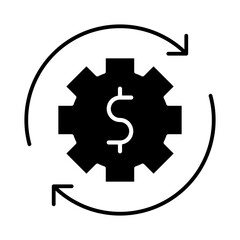 Obraz premium budget business icon