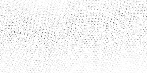 Modern Dotted halftone gradient texture. Vanishing polka dot background. Repeating dots gradation simple abstract
