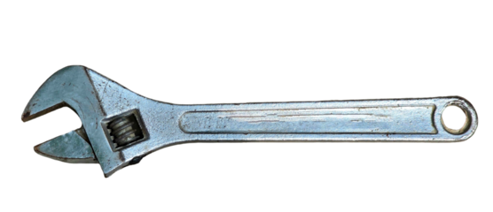 Wrench PNG – Essential Hand Tool Element for Mechanical, Construction, and Industrial Designs