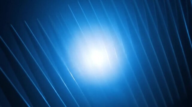 Dynamic Blue Light Play on Parallel Structures: Energetic Movement and Futuristic Vibes. Illuminate your projects with this captivating abstract animation.