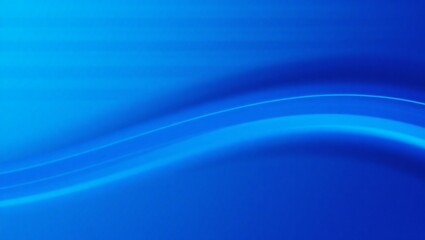 Abstract flowing blue wave with subtle grid pattern background