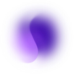 Blue Purple Shape Gradient with Blur and Light Leak Effect
