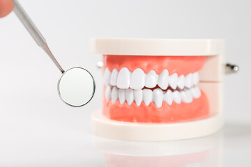 Dental concept healthy equipment tools dental care