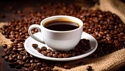 Obraz premium A classic red velvet theater curtain with a dramatic spotlight highlights a dazzling stage presentation