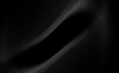 Fototapeta premium black background. elegant, luxury, and serene dark gray gradient metallic black abstract background. illusion of three-dimensional form through the play of soft light, deep shadows, and rich texture