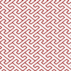 日本の伝統的な紋様素材。工字繋ぎのシームレスな和風デザイン素材。