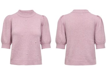 Fototapeta premium sweater for woman isolated on white, top view